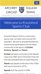 Mobile Screenshot of knutsfordsportsclub.org.uk